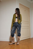 slouchy western boots