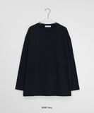 [Unisex] Caliton Cotton Plain Over Long Sleeve Tee
