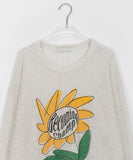 [unisex] Ryumi summer flower printing over net knit