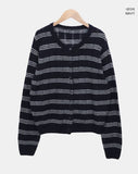 Mael Stripe Knit Cardigan