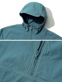 Color Matching Stitch Hood Anorak