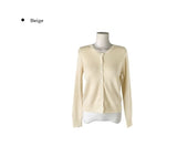 Theco Round Button Knit Cardigan