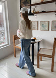 SIDE FOLD WASHING DENIM