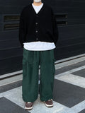 Fleece Cargo Balloon Pants