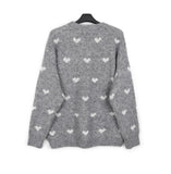 Lucien Angora Heart Knit