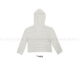 NETTED HOOD KNIT