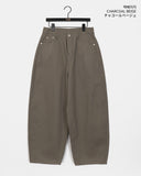 Nodi Back Pocket Wide Cotton Pants