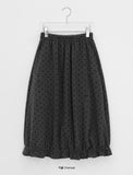 Hillger Brushed Dot Long Skirt