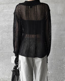 Bohemian Strap Punching Knit