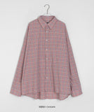 [unisex] Lomite Color Check Over Shirt