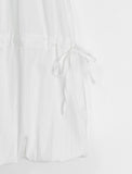 Mopen Nylon Banding Balloon Long Skirt