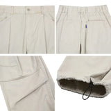 Lupen pintuck wide cotton pants