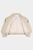 Boyle minimal leather jacket