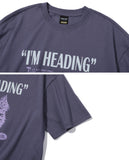 HEADING CAT Short Sleeve T-shirt