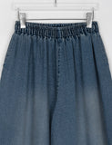 [BAONHAUS] Hebon Denim Banding Balloon Wide Pants
