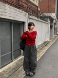 [Unisex] Cordinden Pigment Cargo Wide Pants