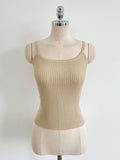 Miette Ribbed Sleeveless Cardigan Set