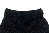 Lemme Dot Velvet Mini Skirt