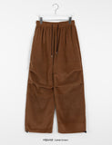 [unisex] Koika banding string parachute fleece pants