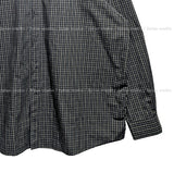 Pilen side shirring check shirt