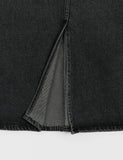 Peuhen Washing Denim Long Skirt