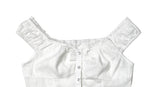 Nelly off-lace frill sleeveless blouse