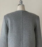 Rutel Wool Two-Button Handmade Short Jacket