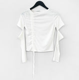 Effel Slit Shirring T-shirt