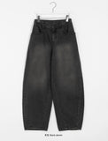 Coriku Washing Wide Balloon Denim Pants