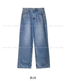 Doubling Straight Stud Denim Pants