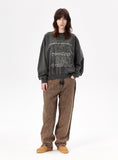 MULTI-LOGO PIGMENT SWEATSHIRT