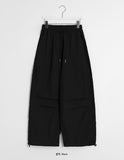 [unisex] Amon Nylon Parachute Banding Wide Pants
