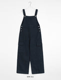 Attle Overall Cotton Wide Pants