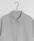 [BAONHAUS] Atson Nylon Short Sleeve Collar Shirt