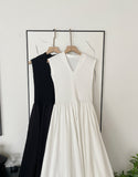 Cezanne flare banding sleeveless one piece