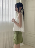 Hawkin cargo banding mini skirt