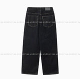 Hour velvet stitch denim