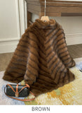 Minette Ecofur Zip-up Short Jacket