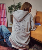 Wind Puppy Embroidered Hood Zip-Up