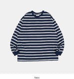 Relaxed stripe long sleeve