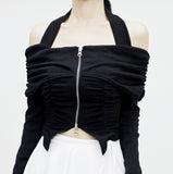 Curly Shuffle Off Zip Up