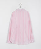 Myuna Summer Stripe Linen Over Shirt