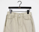 Dus Side Folding Pintuck Wide Cotton Pants