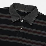 Kiyoshi Stripe Rugby Short Sleeve T-Shirt