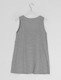 Fineb Button Pocket Layered Sleeveless One Piece
