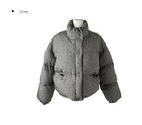 Grem Flower High Neck String Padding