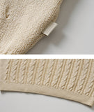 Sparse open collar knit