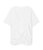 [LAN ARCHIVE] Front Shirring Short Sleeve T-Shirt