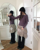 Enel Vintage Shirring Pleated Beanie