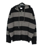 Deepa stripe hood knit